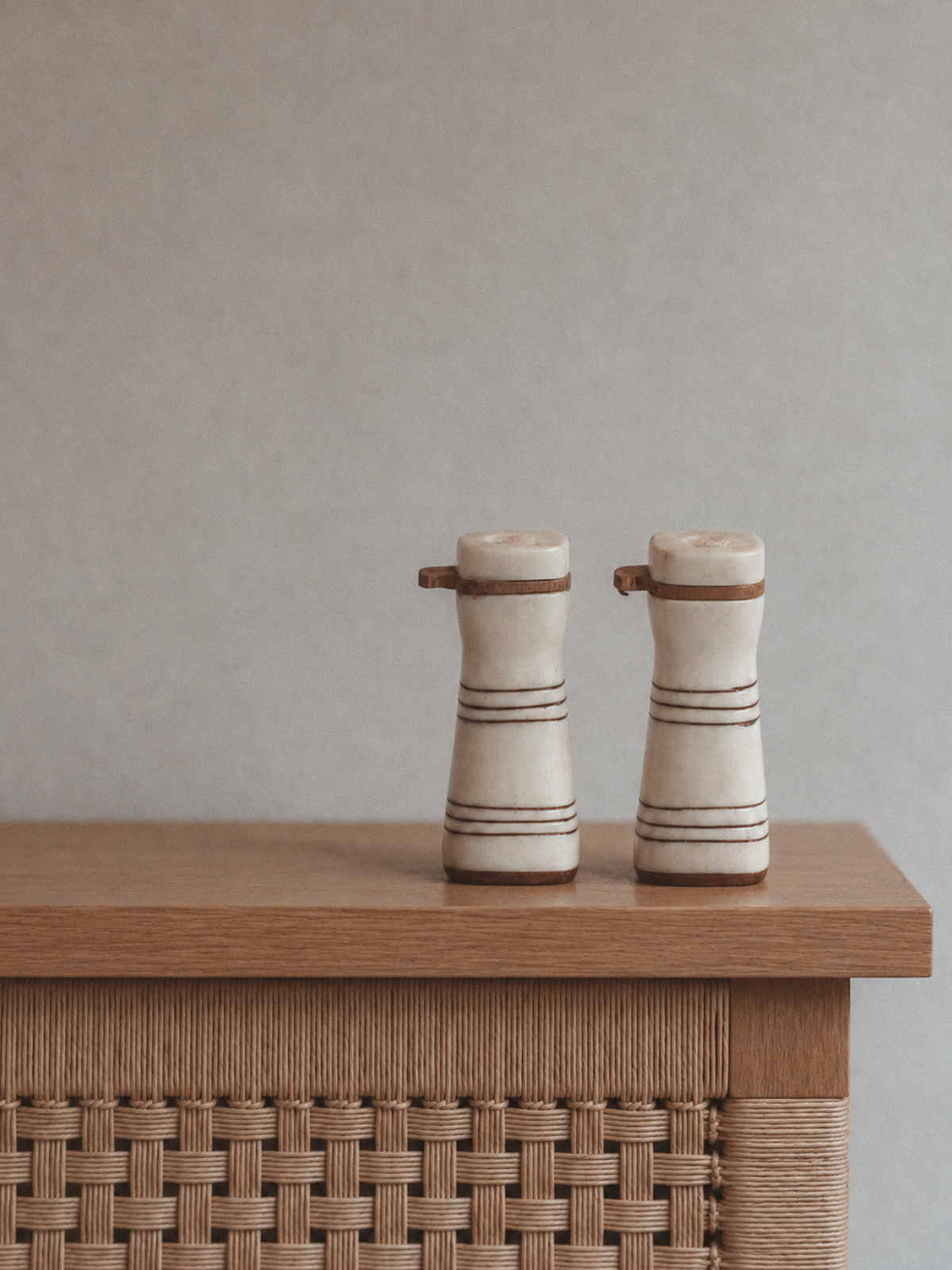 Batik Bone Salt & Pepper Shakers