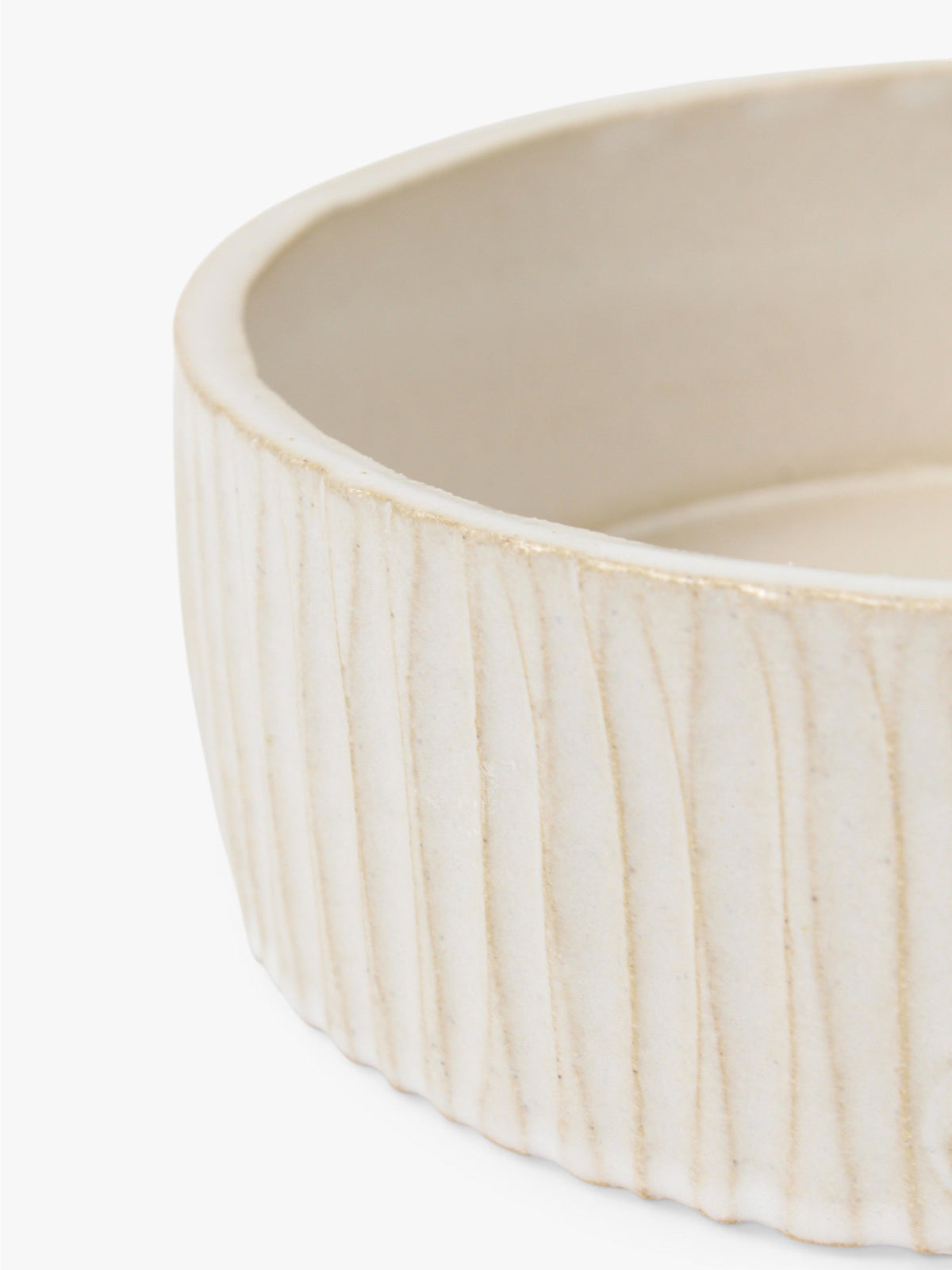 Ribbed Serving Bowl
