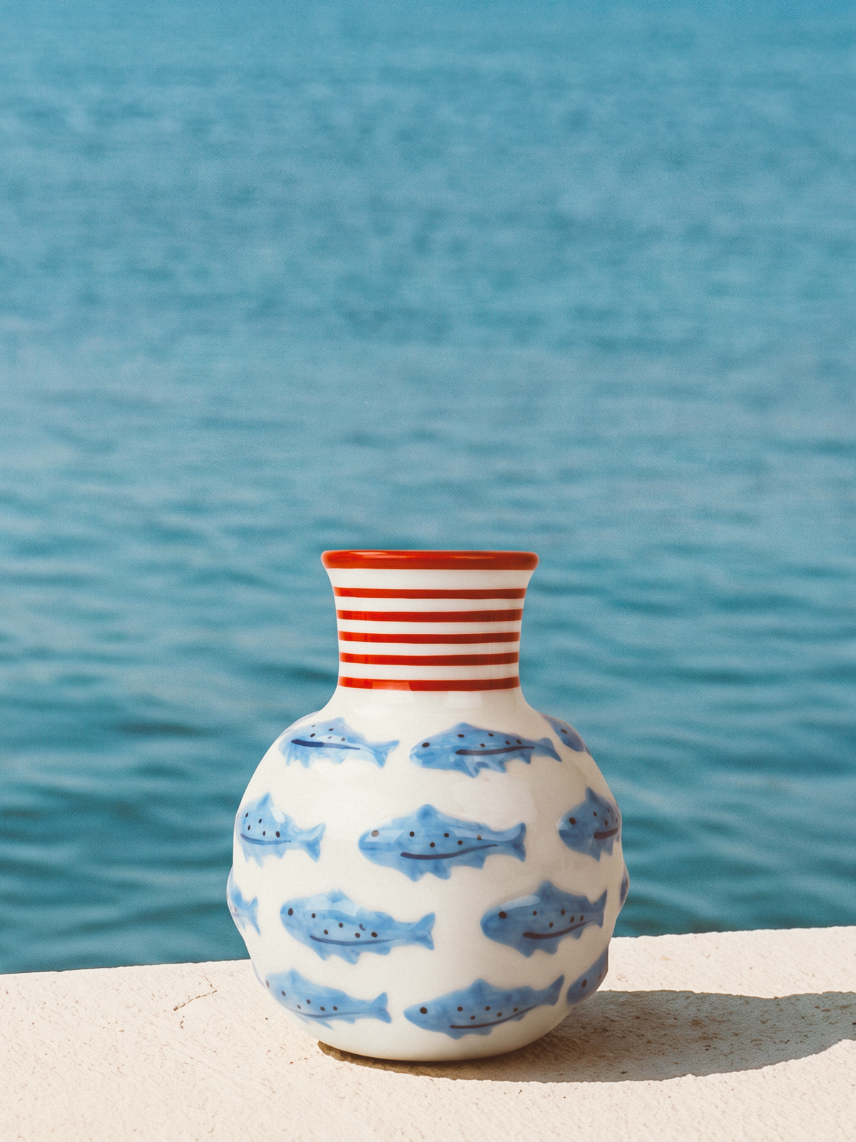 Swimming Fish Vase