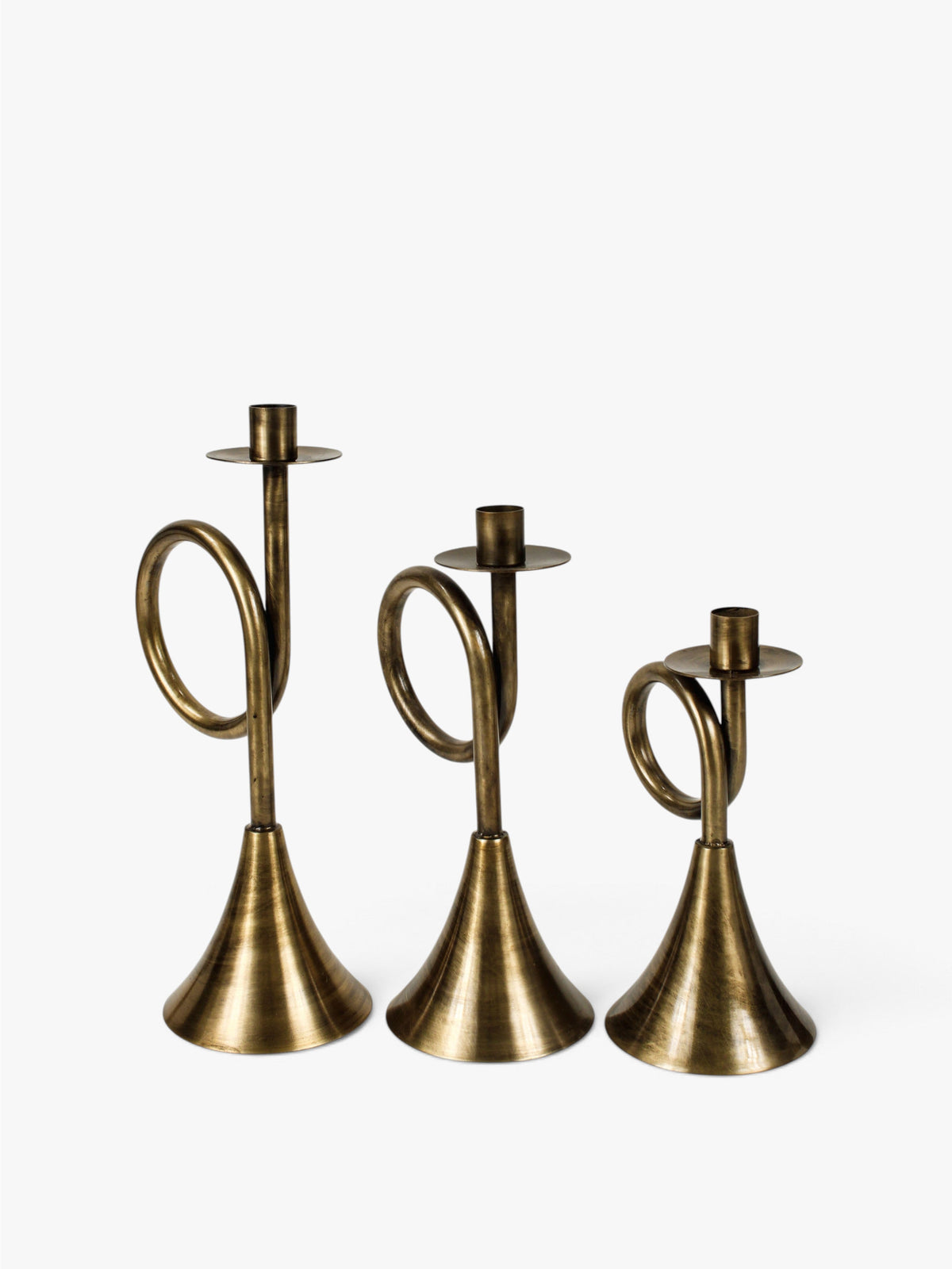 Trumpet Candle Holders
