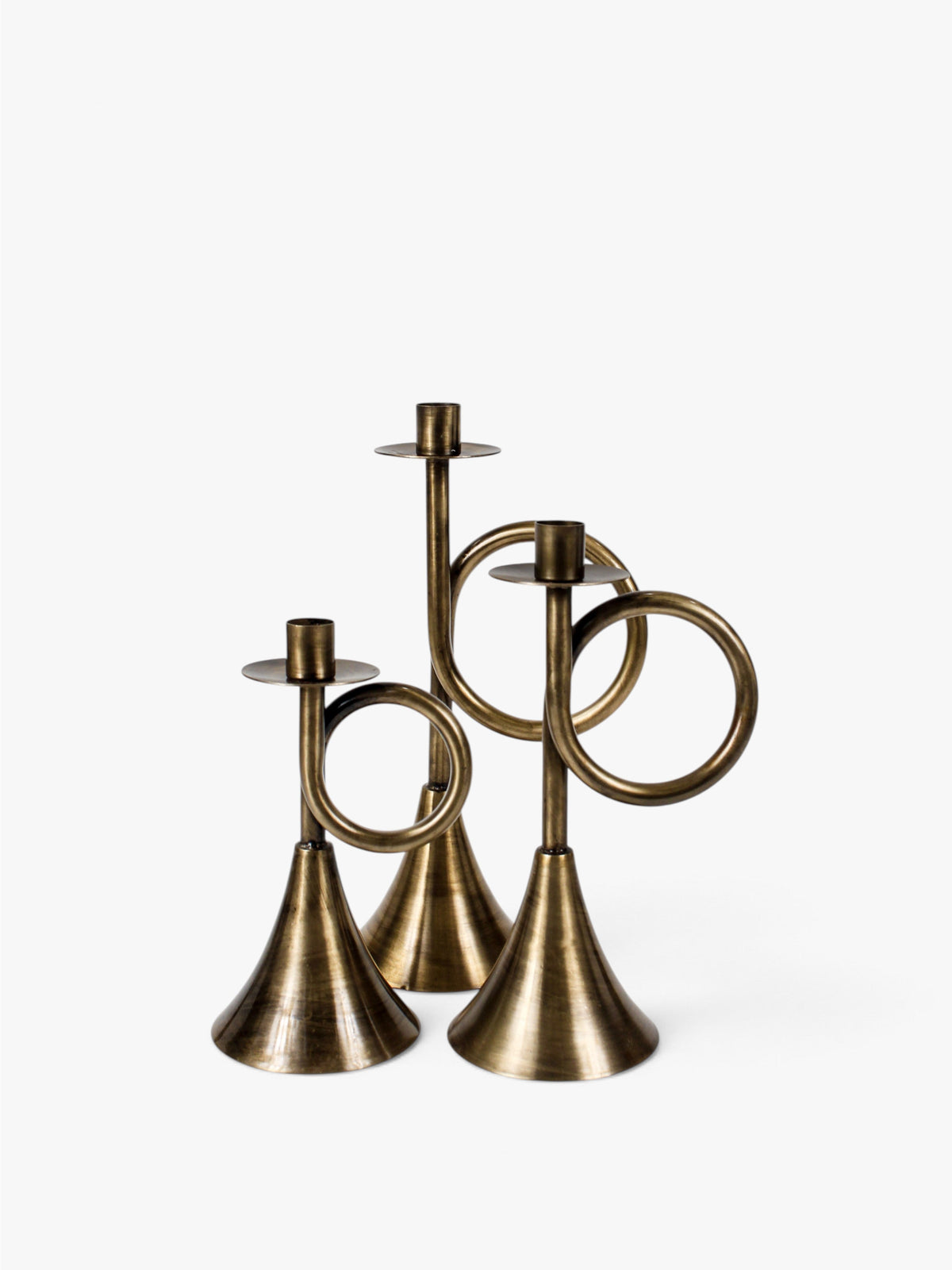 Trumpet Candle Holders