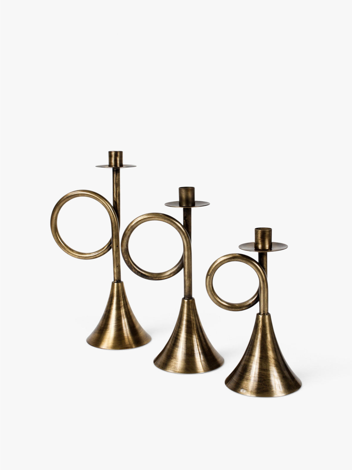 Trumpet Candle Holders