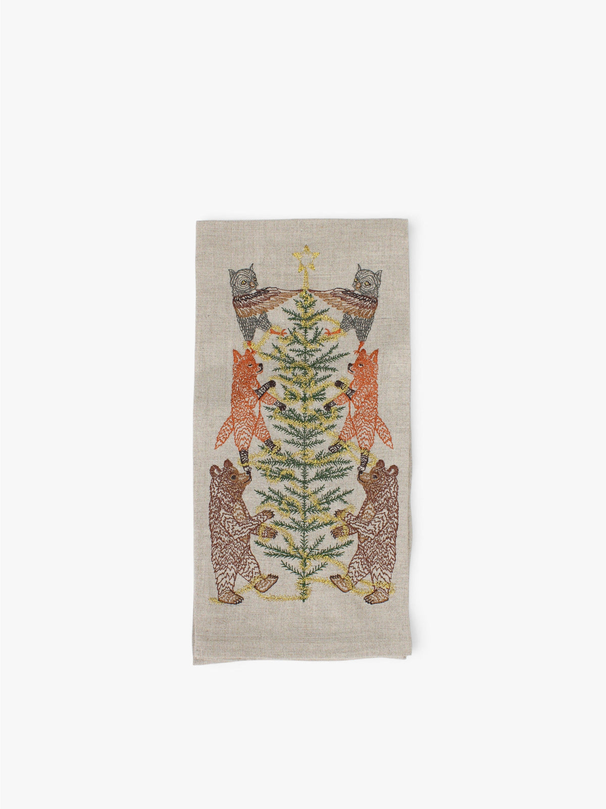 Tinsel Tree Tea Towel