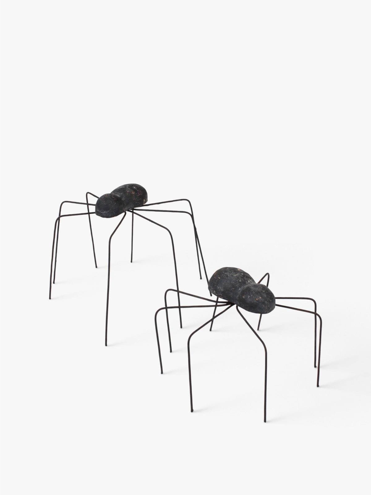 Clay & Wire Spiders
