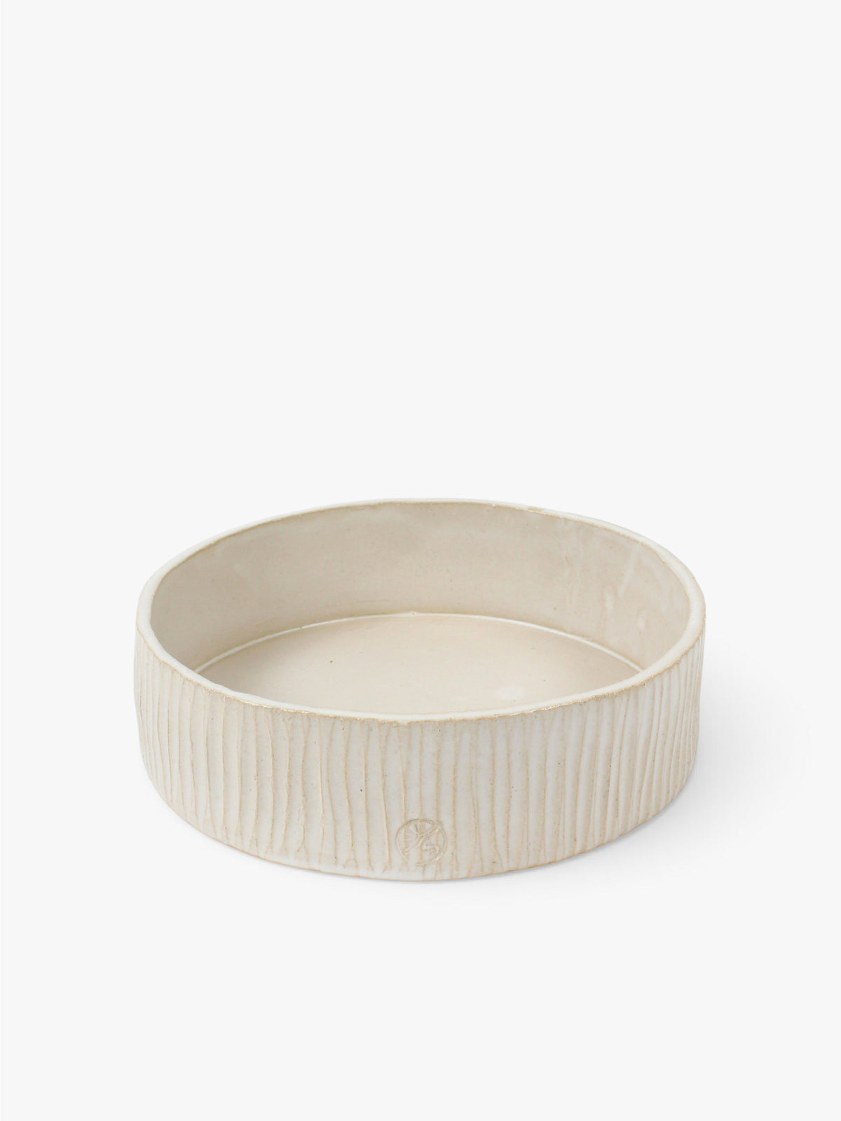 Ribbed Serving Bowl