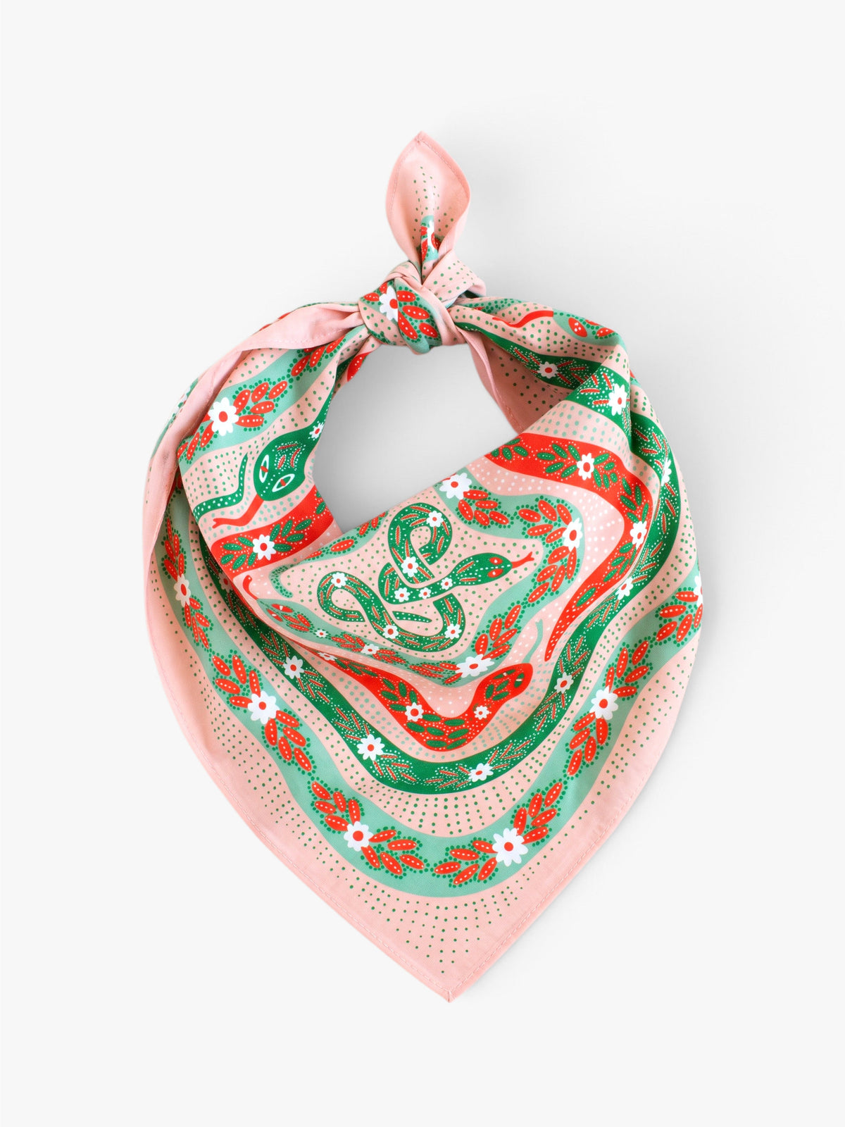 Snakes Pink Bandana